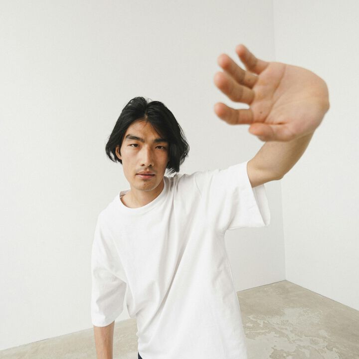 Soft-Drape Oversized Tee,white, medium image number 0