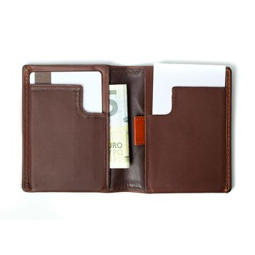 Slim Bifold Wallet,brown, small image number 3