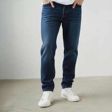 Core Tapered Denim,darkblue, small image number 0
