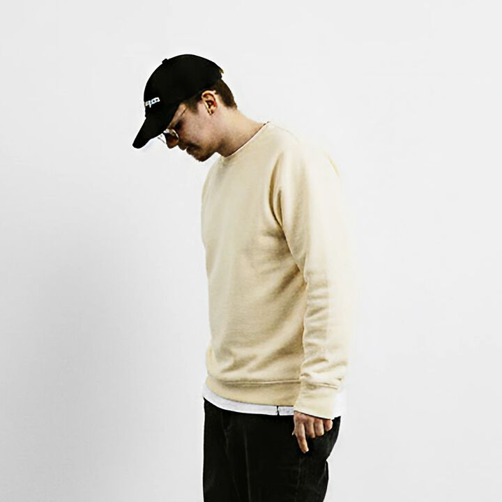 Classic Fit Crew Sweatshirt,cream, medium image number 1