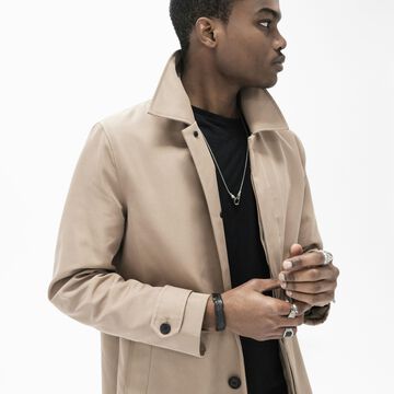 Structured Longline Trench Coat,beige, small image number 2