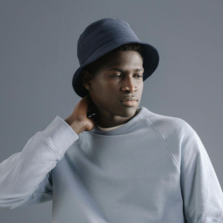 Minimal Crew Sweatshirt,light blue, medium image number 2