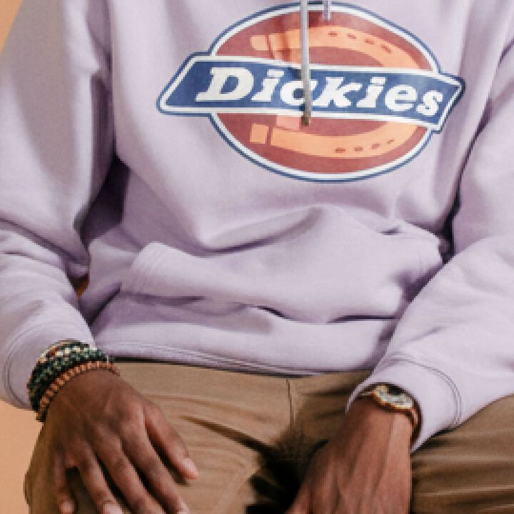 Graphic Front Pullover Hoodie,pink, medium image number 3