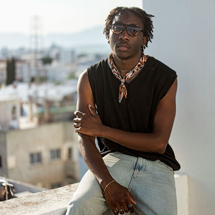 Sleeveless Knit Top,black, medium image number 3