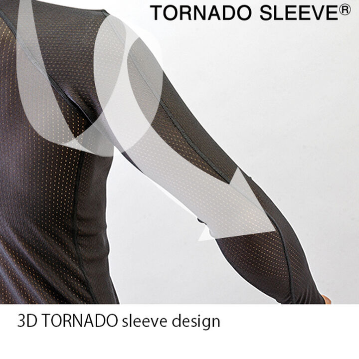 Men's Elemental Layer Long Sleeve Crew,BLACK, medium image number 4