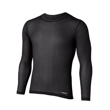Men's Elemental Layer Long Sleeve Crew,BLACK, small image number 0